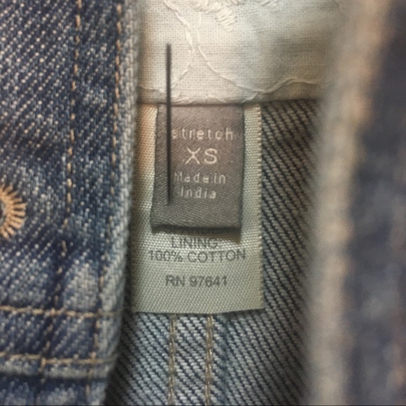J. Jill Denim Blue Jean Jacket, XS - Picture 4 of 12